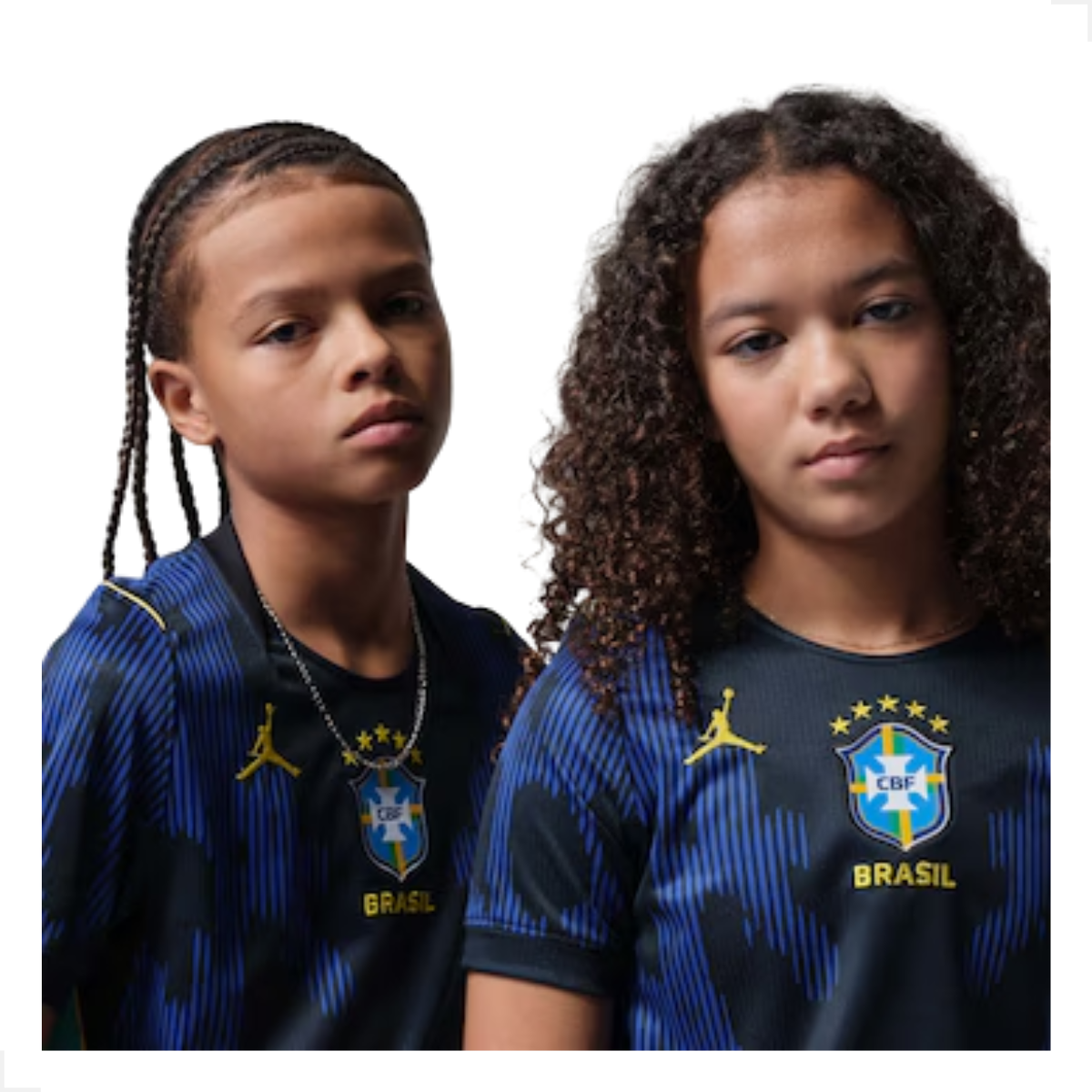 Camisa Brasil Jordan II 2026/27 Torcedor Pro Infantil
