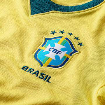 Camisa Brasil Nike I 2026/27 Torcedor Pro Infantil