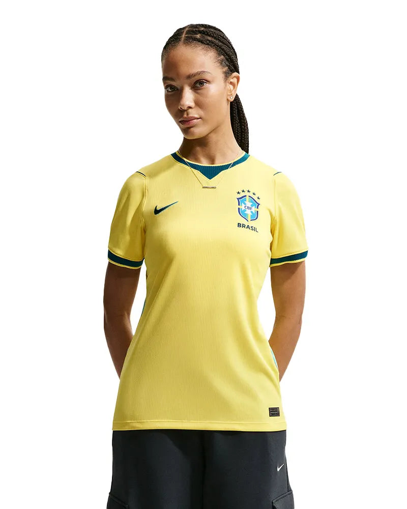Camisa Brasil Nike I 2026/27 Torcedor Pro Feminina