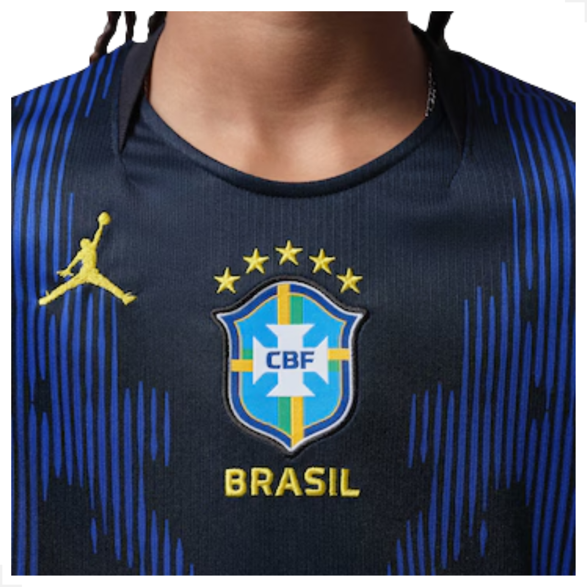 Camisa Brasil Jordan II 2026/27 Torcedor Pro Infantil